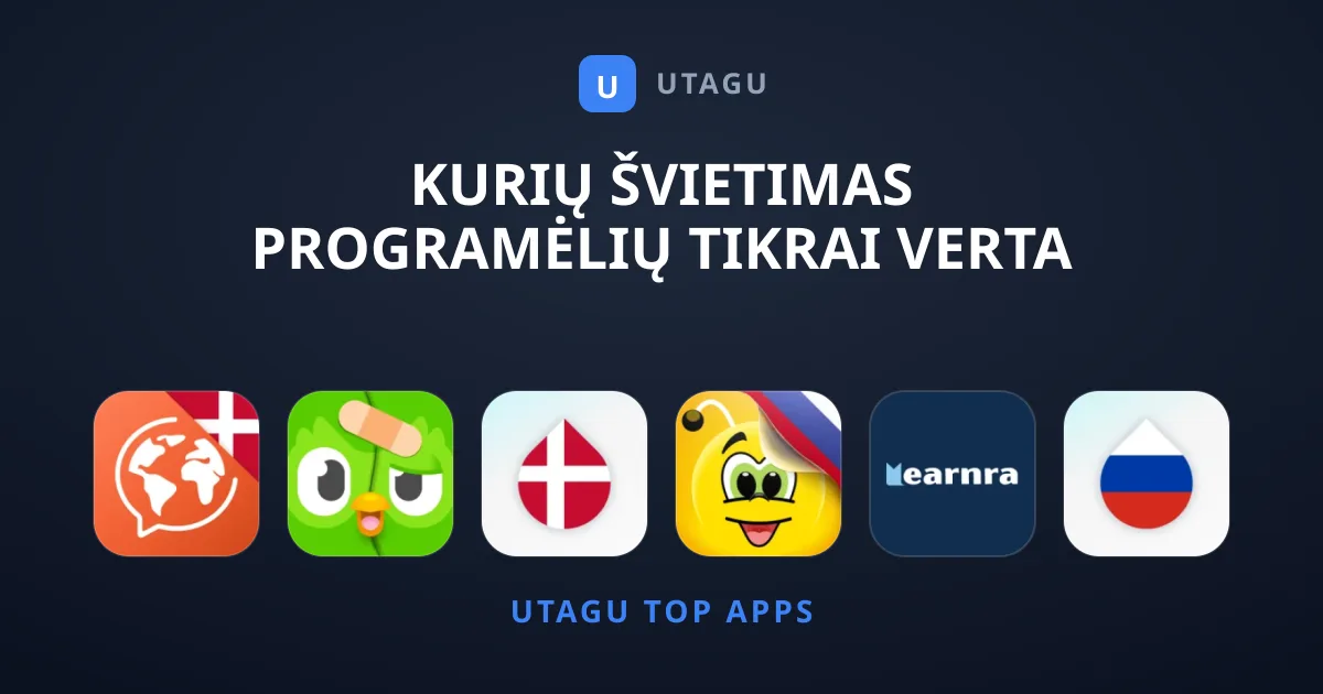 Kurių Švietimas Programėlių Tikrai Verta Išbandyti?